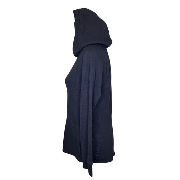 Calvin Klein Performance Waffle Knit Long Sleeve Hoodie Black - Picture 5 of 9